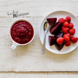 Beetroot and raspberry puree 1351786