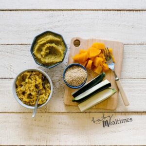 Pumpkin quinoa zucchini puree-1351761