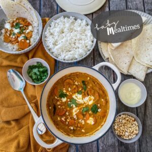 Carrot and chickpea masala