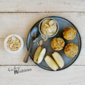 Pear and hazelnut muffins
