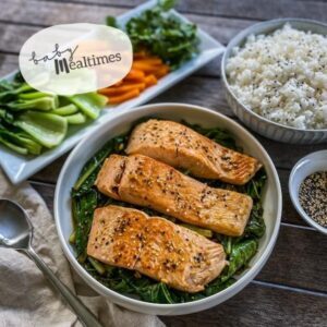 Soy and ginger salmon